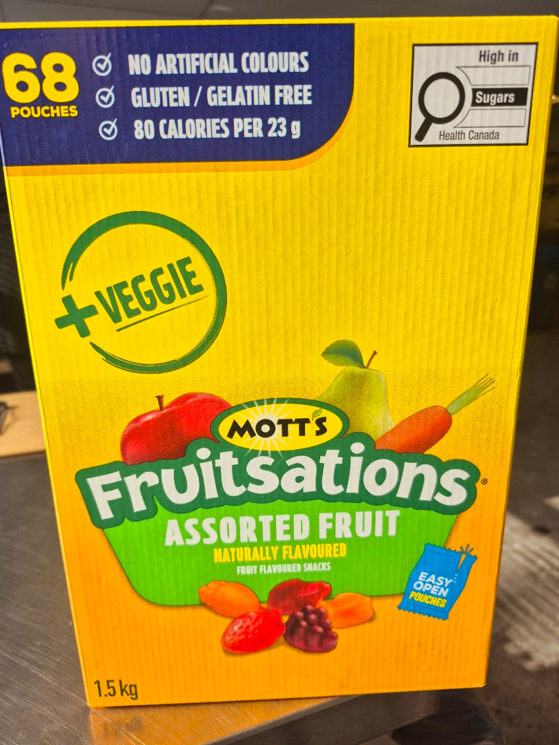 Mott's Fruitsations - 68 x 22 Grams