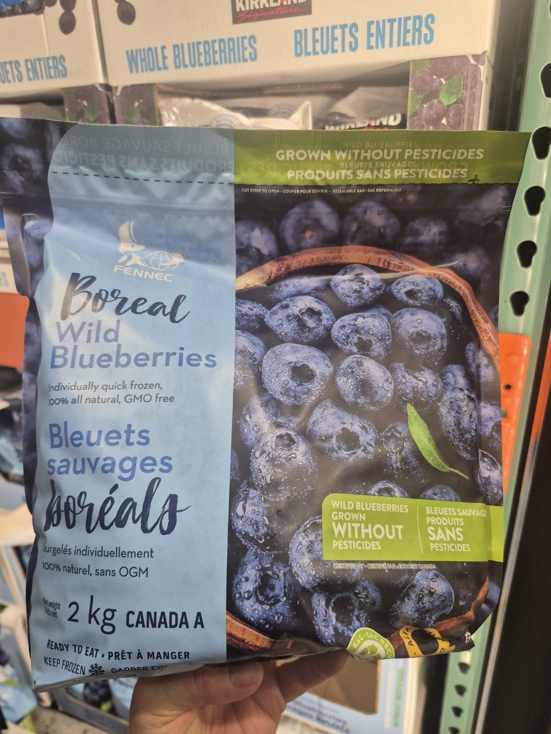 Boreal Wild Blueberries - 1 x 2 KG