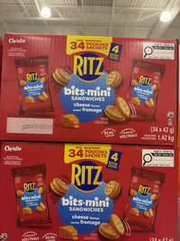 Thumbnail for Christie Mini Ritz Bits Sandwiches Flavoured 34-Pack - 1 x 1.42 KG