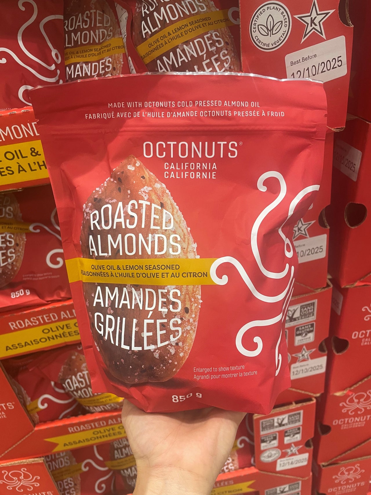 Octonuts Roasted Almonds - 1 x 850 Grams