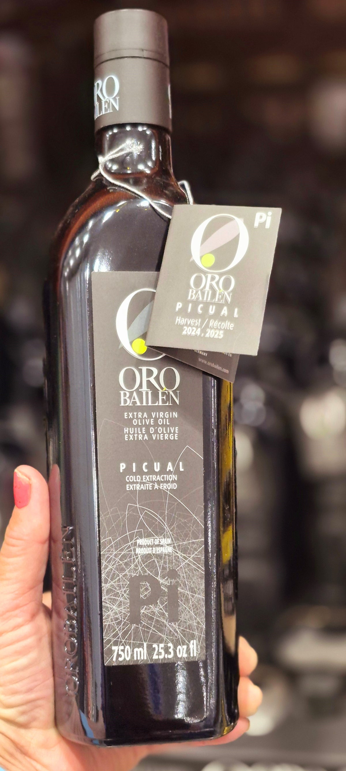 Oro Bailen Extra Virgin Olive Oil - 1 x 750 ML