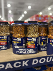 Planters Dry Roasted Peanuts - 2 x 600 Grams