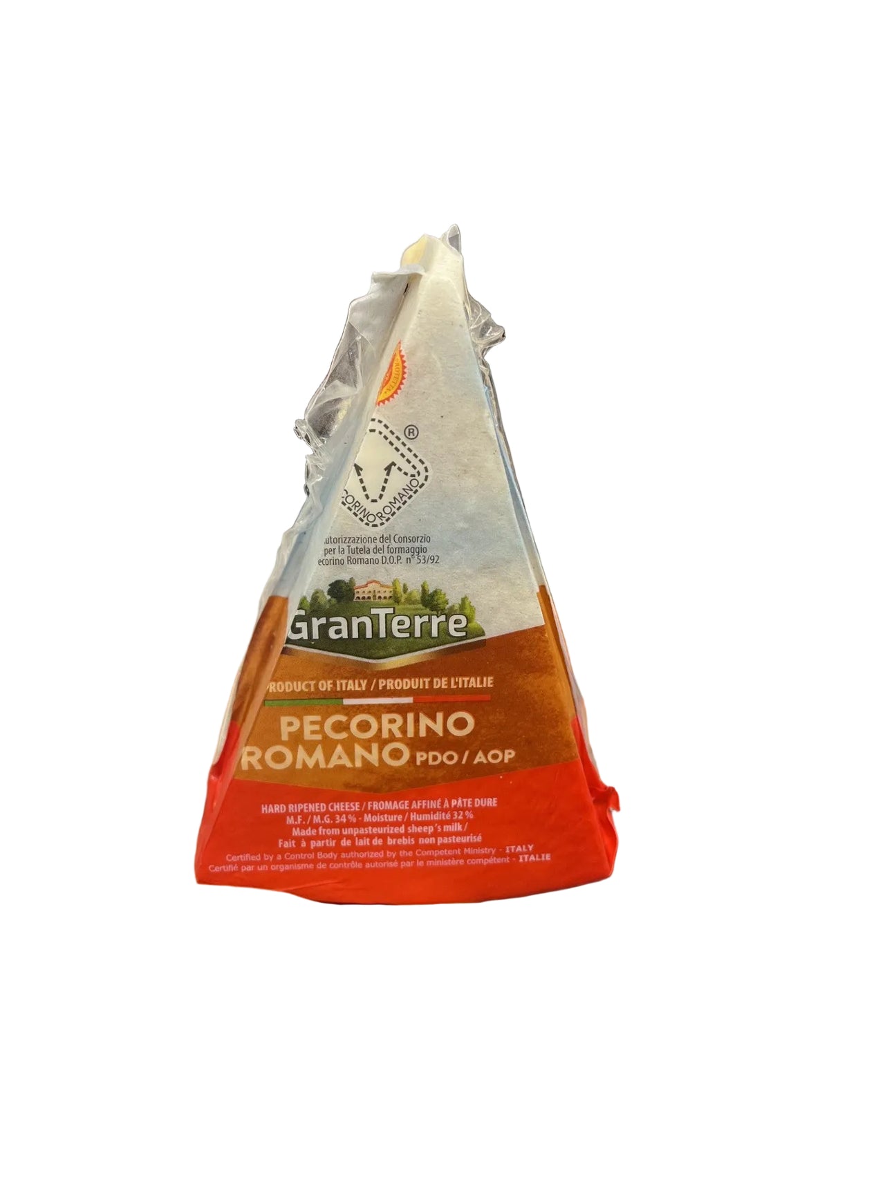 GranTerre Pecorino Romano Cheese 5 month - 1 x 1.1 KG
