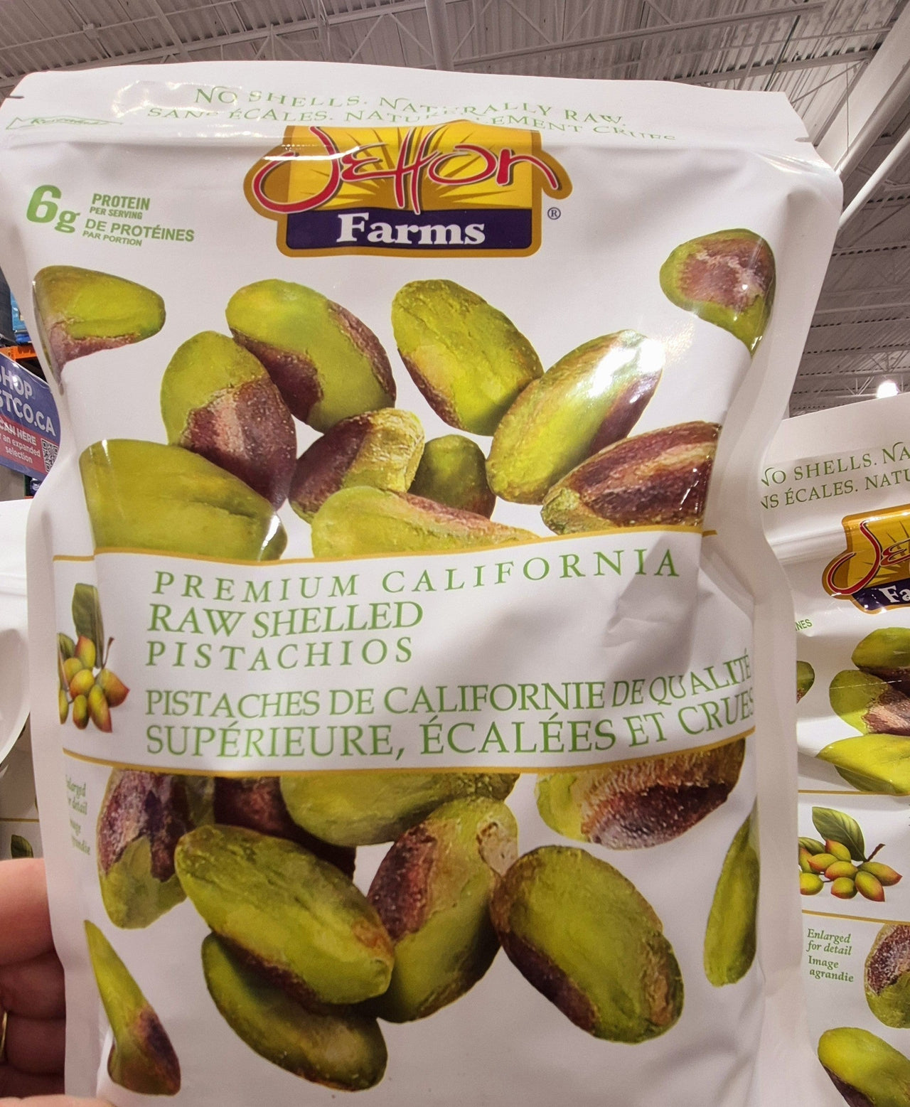 Setton Raw Pistachios - 1 x 567 Grams