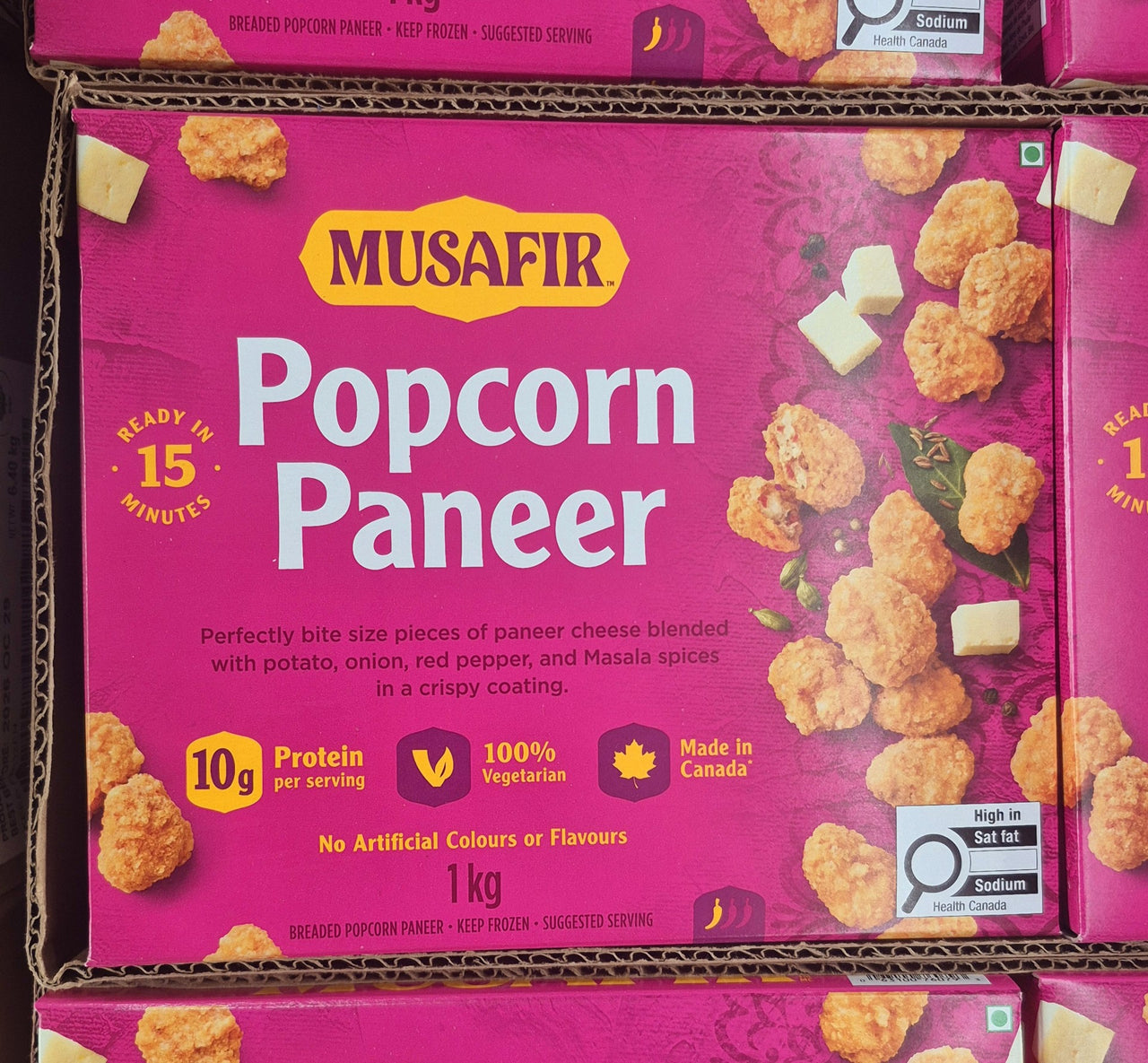 Musafir Popcorn Paneer - 1 x 1 KG
