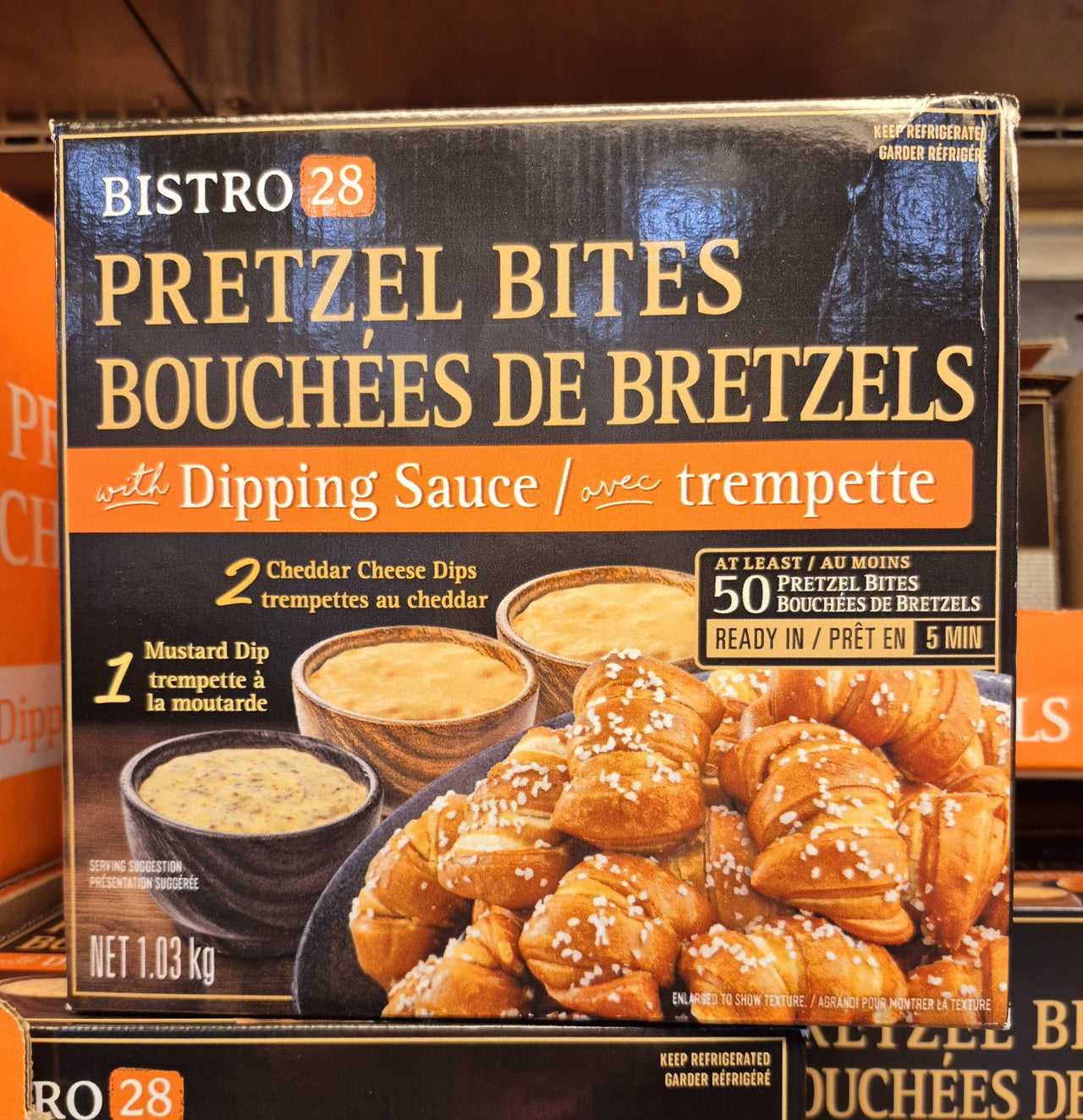 Bistro 28 Pretzel Bites - 1 x 1.03 KG