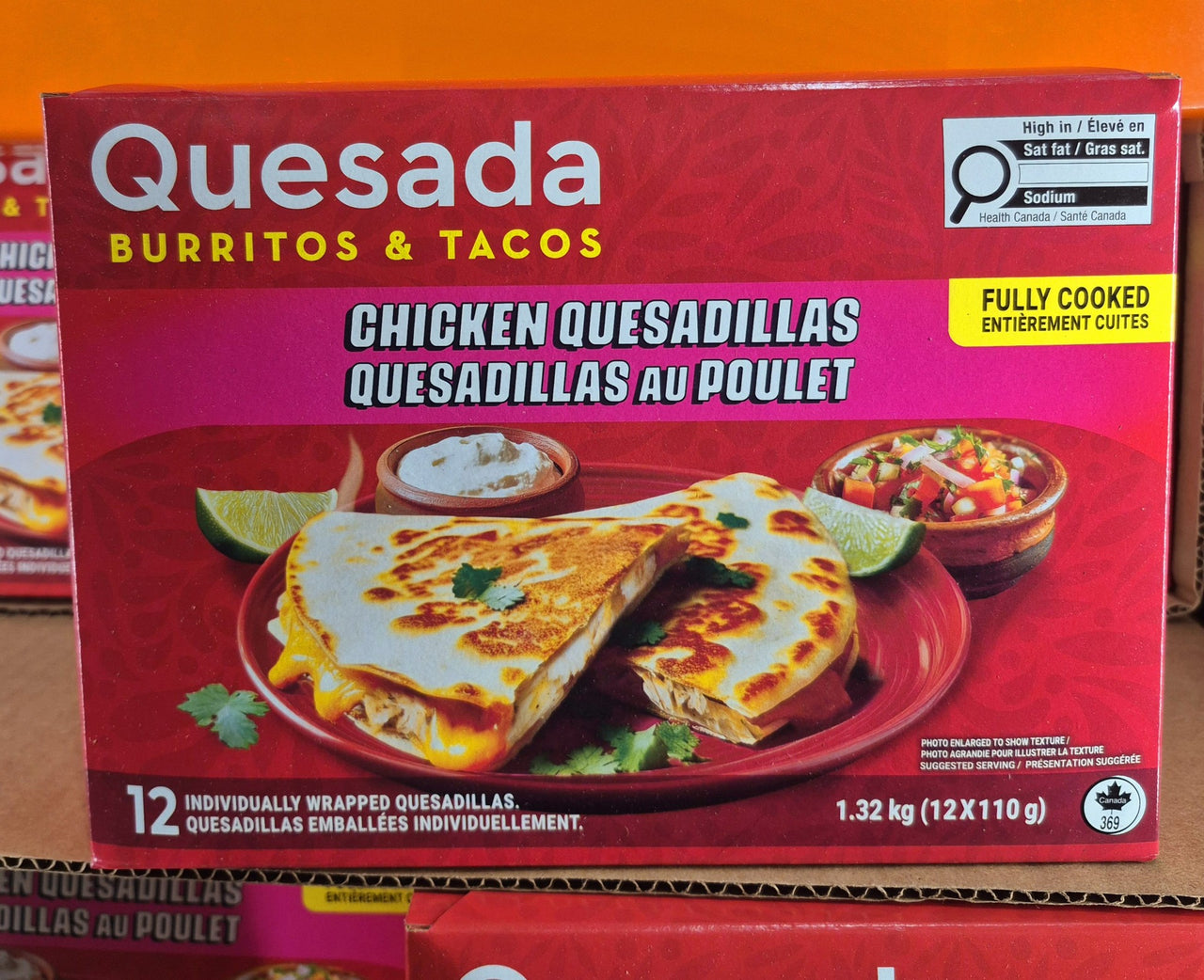 Quesada Chicken Quesadillas - 1 x 1.32 KG