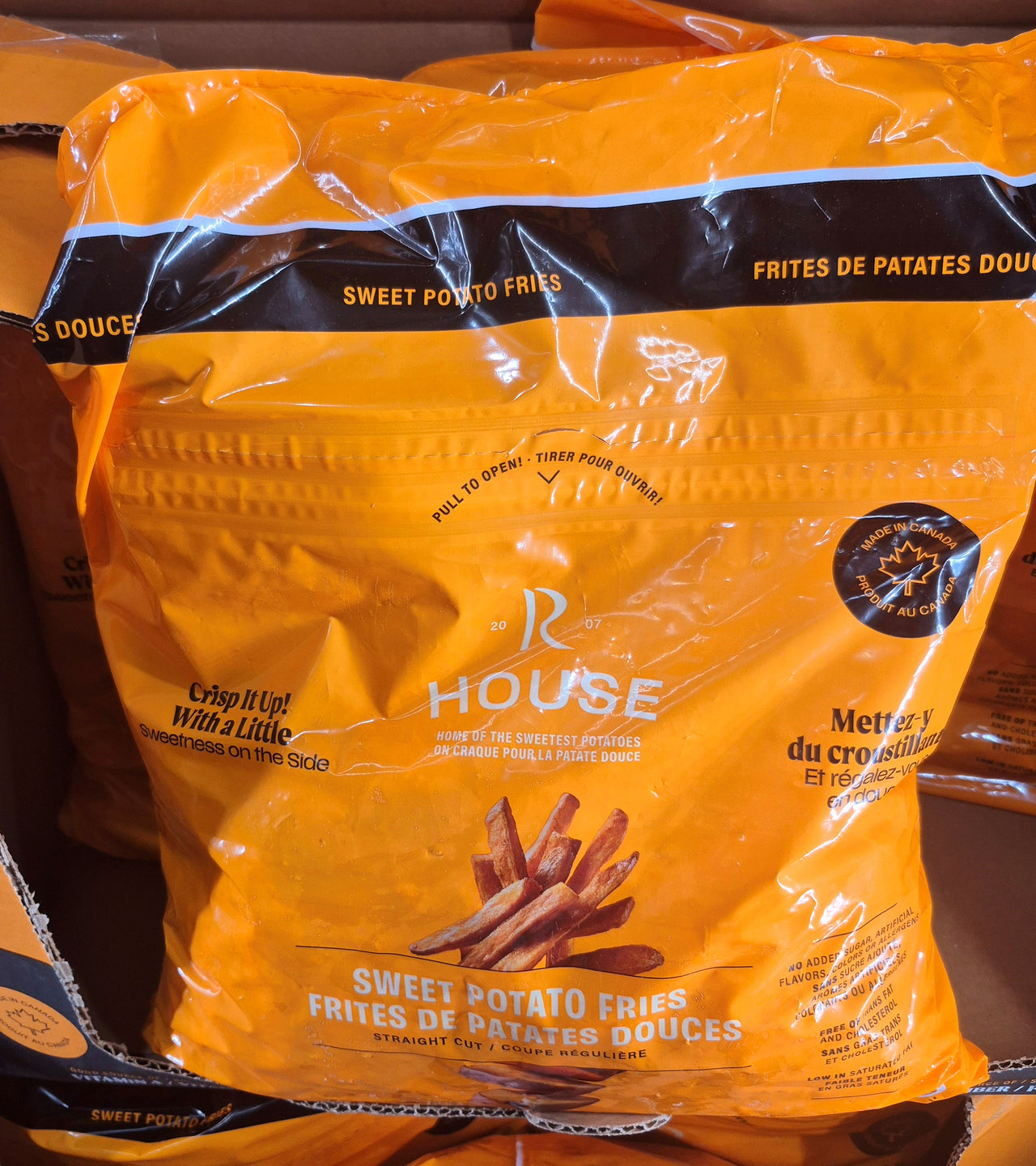 Russet House Sweet Potato Fries - 1 x 2.27 Kilos
