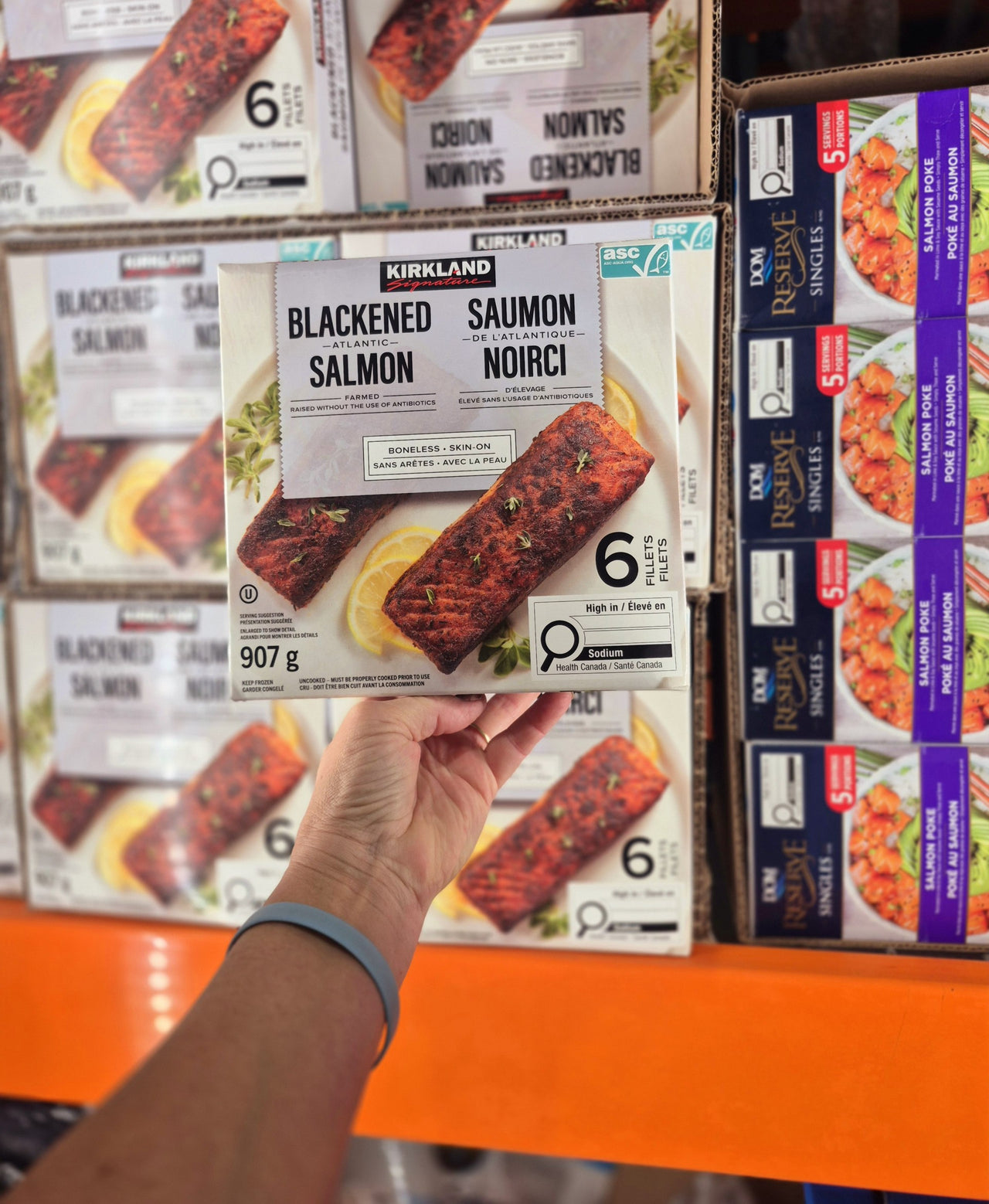 Blackened Atlantic Salmon - 1 x 907 Grams
