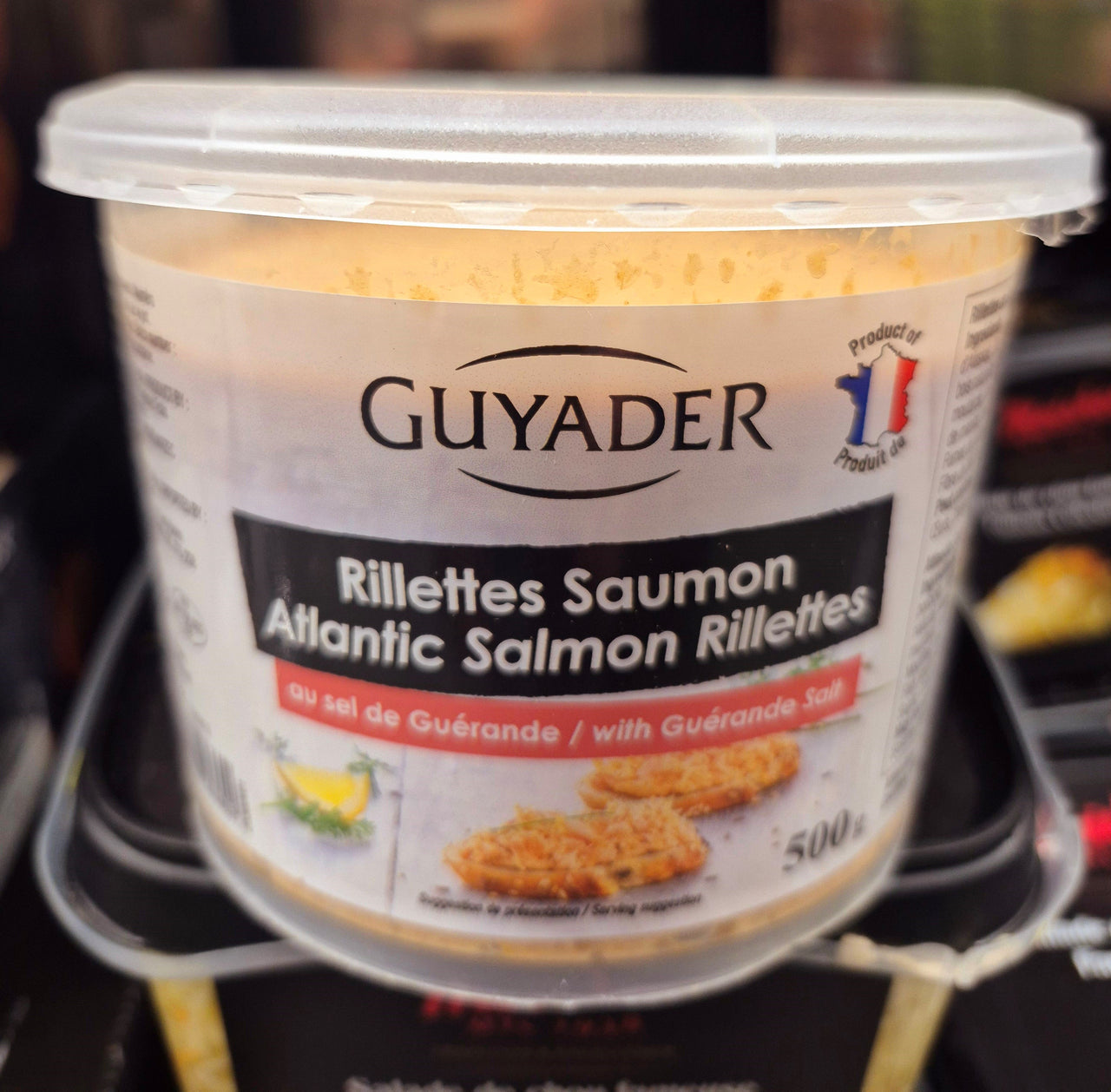 Guyader Salmon Rillettes - 1 x 500 Grams