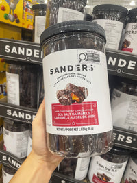 Thumbnail for Sanders Dark Chocolate Sea Salt Caramels Tub - 1 x 1.02 Kilos