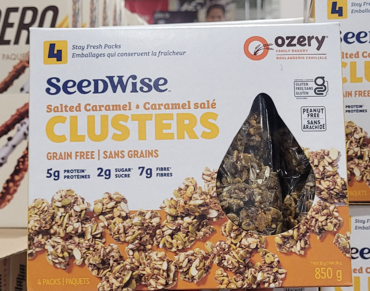 Seedwise Salted Caramel Clusters - 1 x 850 Grams