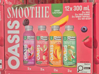 Thumbnail for Oasis Lactose Free Smoothie Variety Pack - 12 x 300 ML