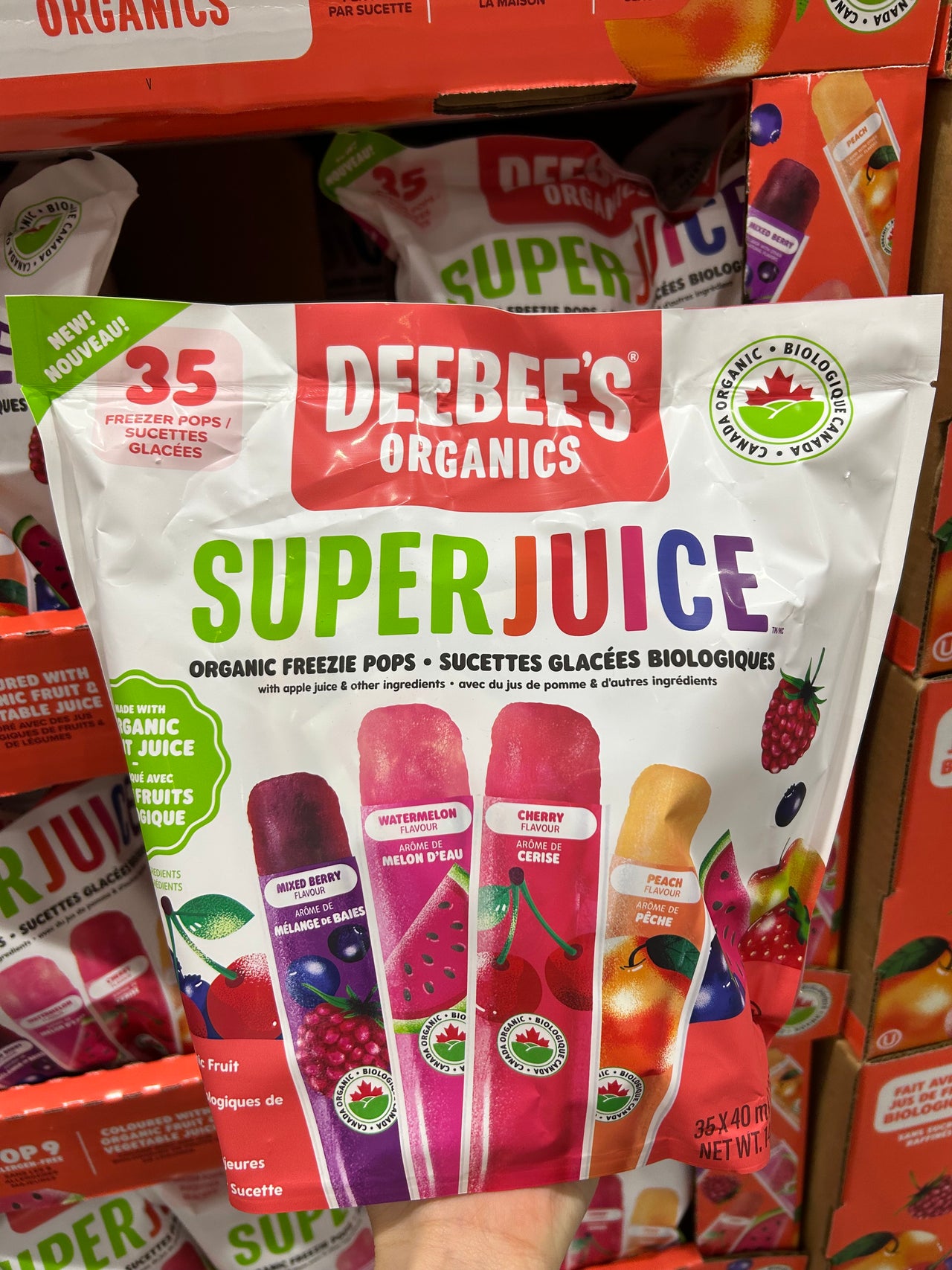 Deebee's Organics Super Juice Freezie - 1 x 1400 mL