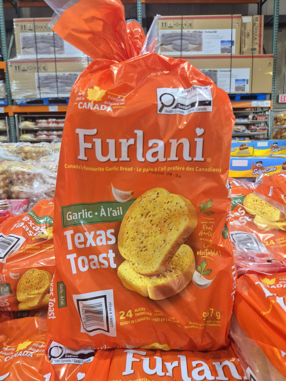 Furlani's Texas Garlic Toast - 1 x 957 Grams