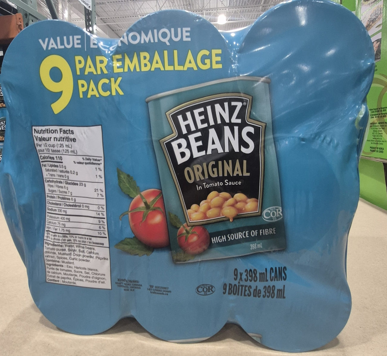 Heinz Original Baked Beans - 9 x 398 ML