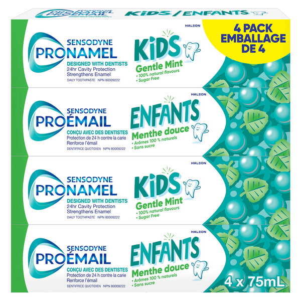 Sensodyne Pronamel Kids Toothpaste - 4 x 75 ML