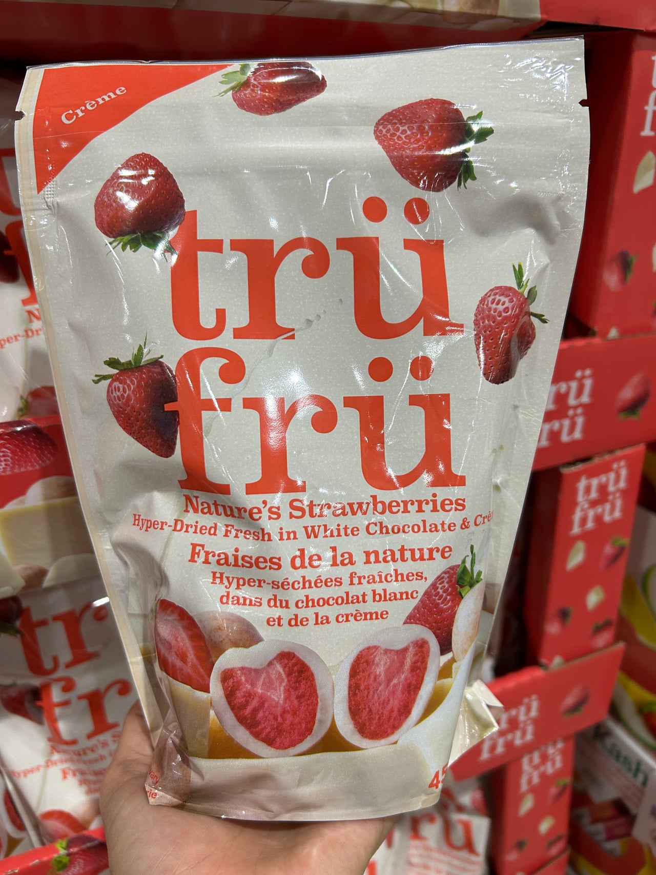 Tru Fru Strawberries and Cream - 1 x 454 Grams