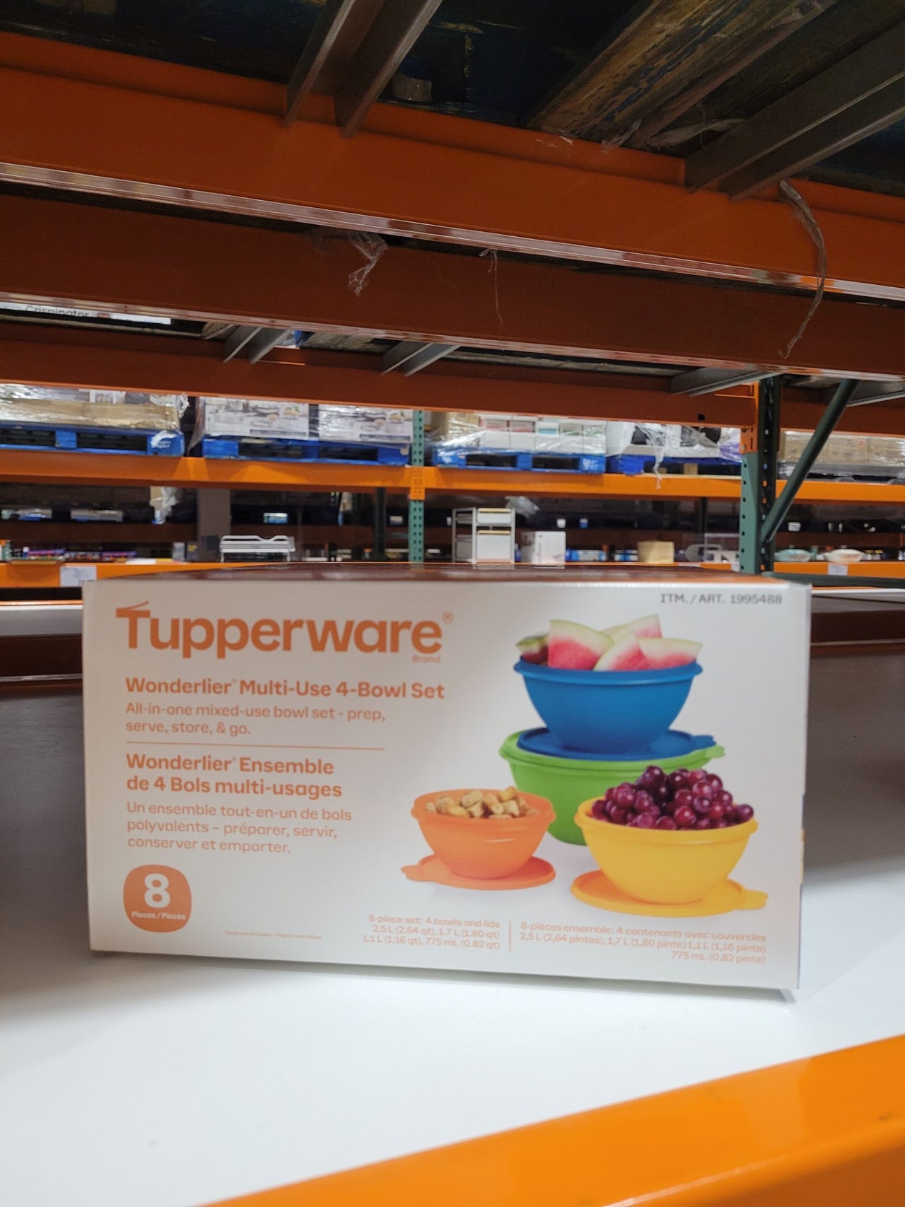 Tupperware Wonderlier Mixing Bowl Set - 1 x 1.5 KG