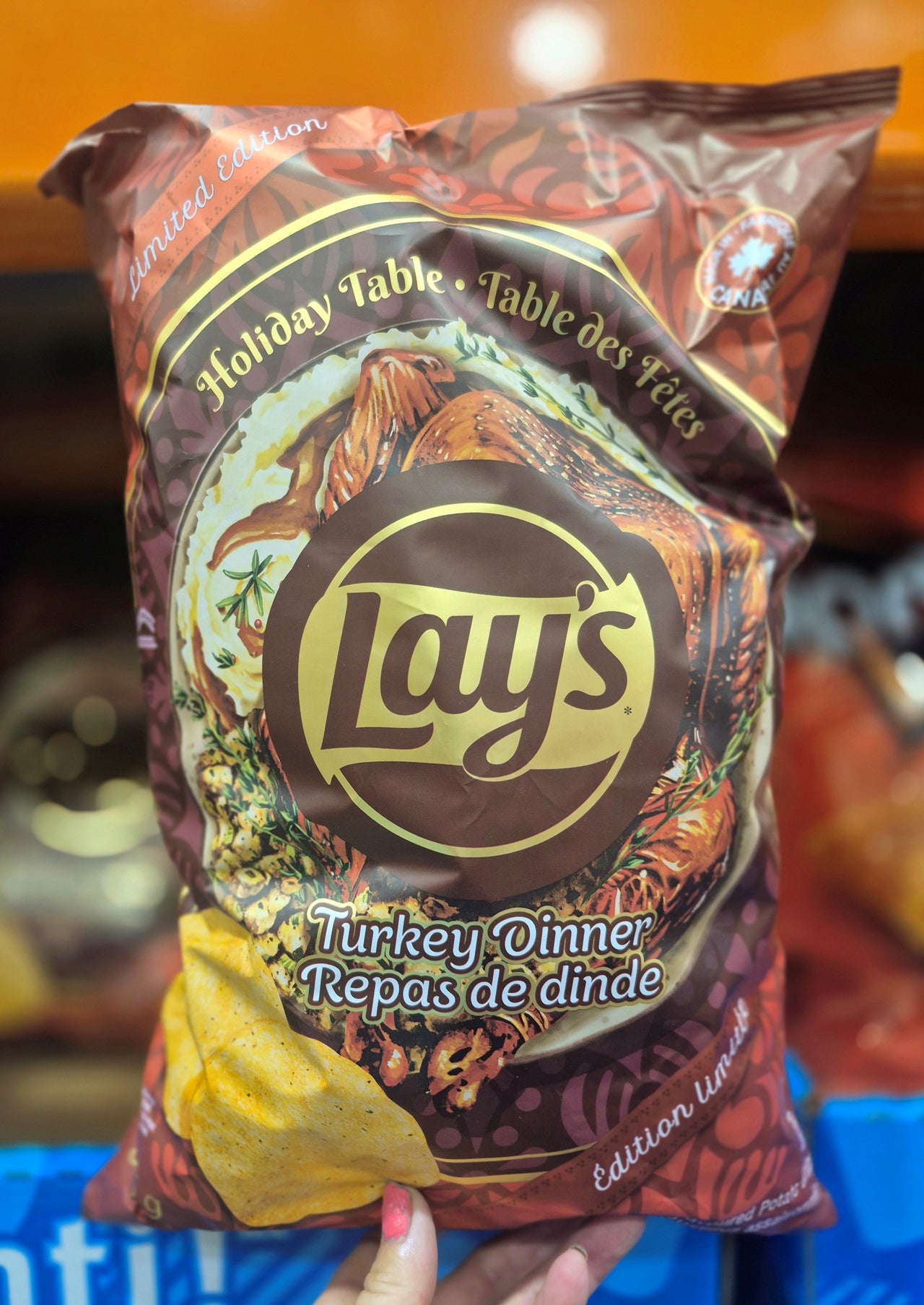 Lay's Turkey Dinner Chips - 1 x 585 Grams