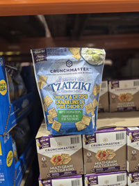 Thumbnail for Crunchmaster Tzatziki Chickpea Crackers - 1 x 454 Grams
