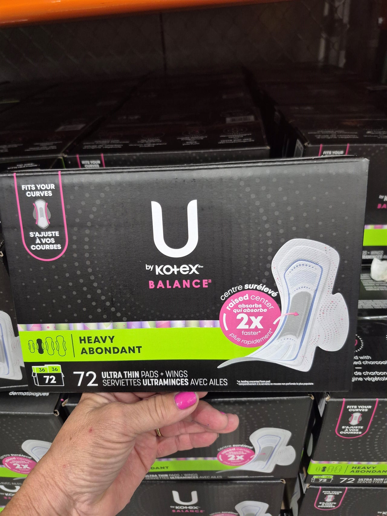 U By Kotex Ultra Thin Pads Heavy - 1 x 855 Grams