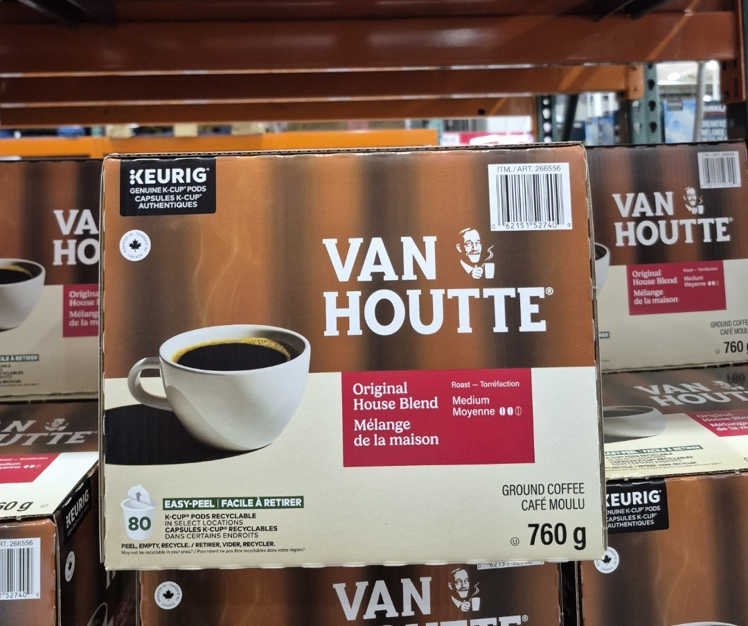 Van Houtte House Blend Medium Roast K-Cup Pods 80-Pack - 1 x 813 Grams