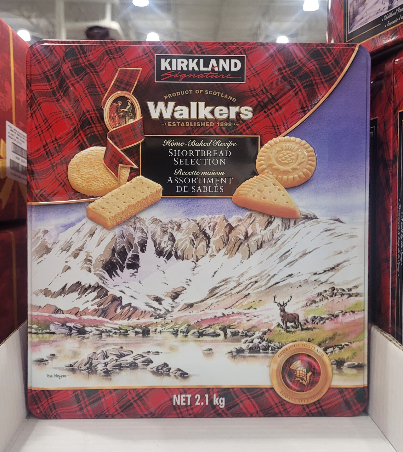 Kirkland Signature Walker's Shortbread Cookies - 1 x 2.1 Kilos