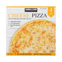 Thumbnail for Image of Kirkland Cheese Pizza 4 Pack 1.9kg