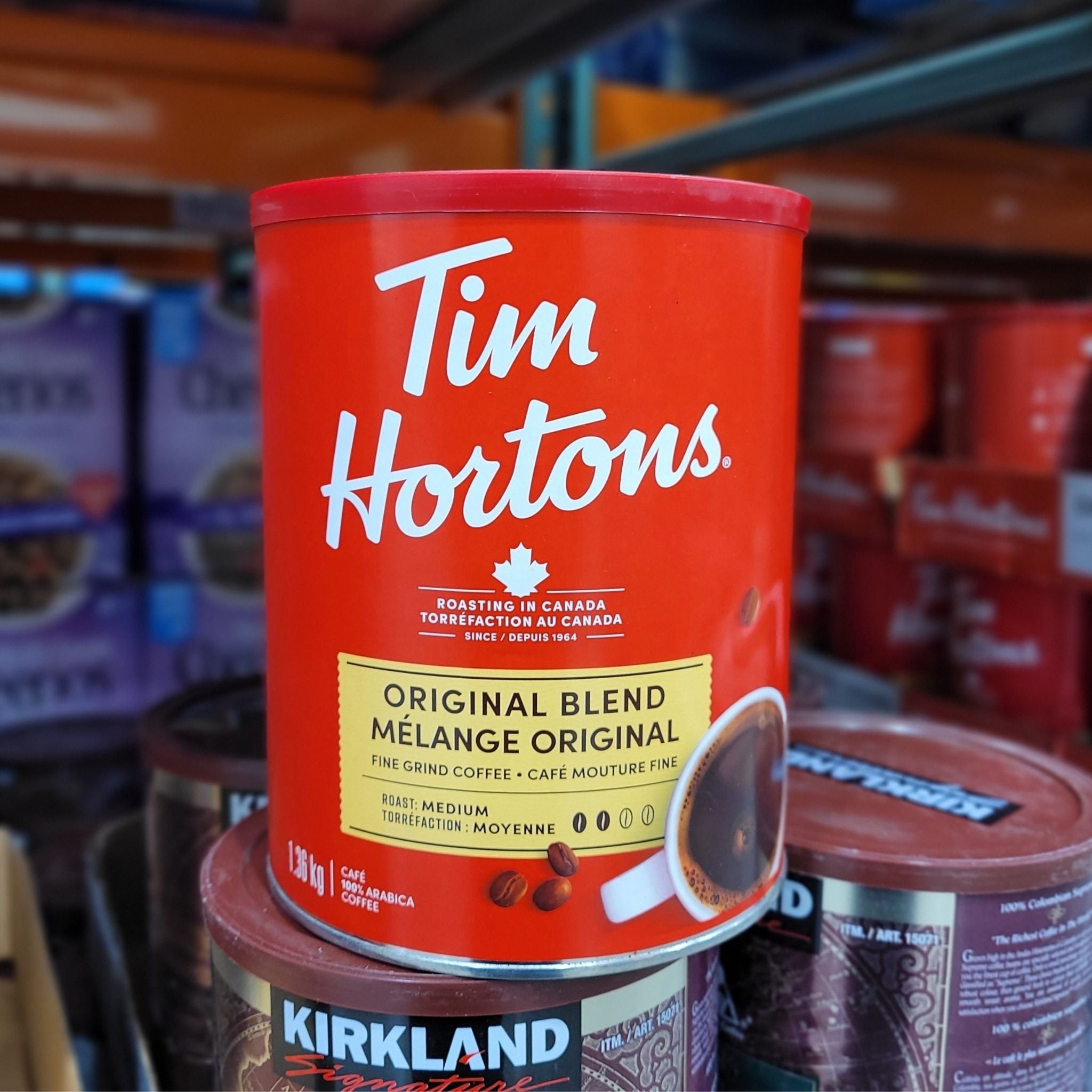 Tim Hortons Original Blend Coffee 1 x 1.36 Kilos Shipped to Nunavut The Northern Shopper