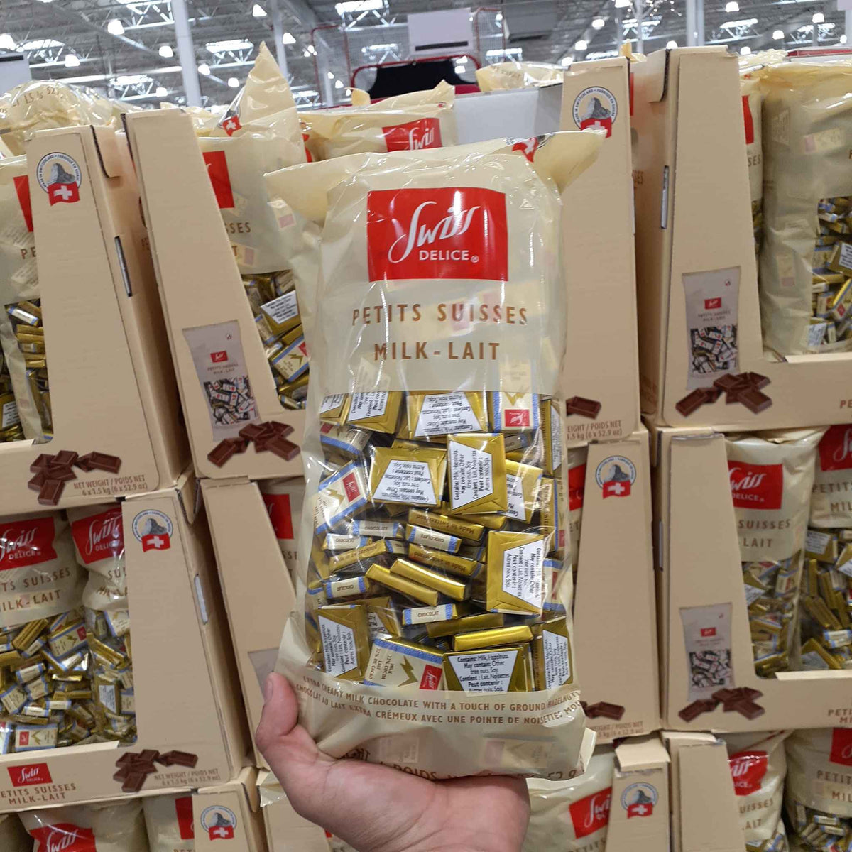 Image of Swiss Delice Milk Chocolates - 1 x 1.5 Kilos