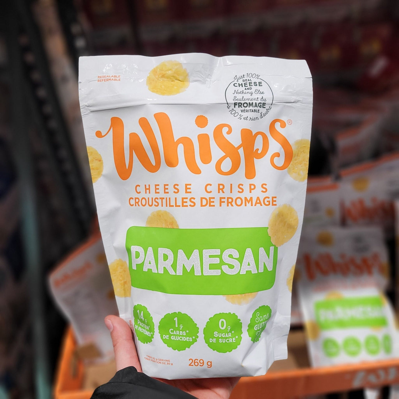 Image of Whisps Parmesan Cheese Crisps - 1 x 269 Grams