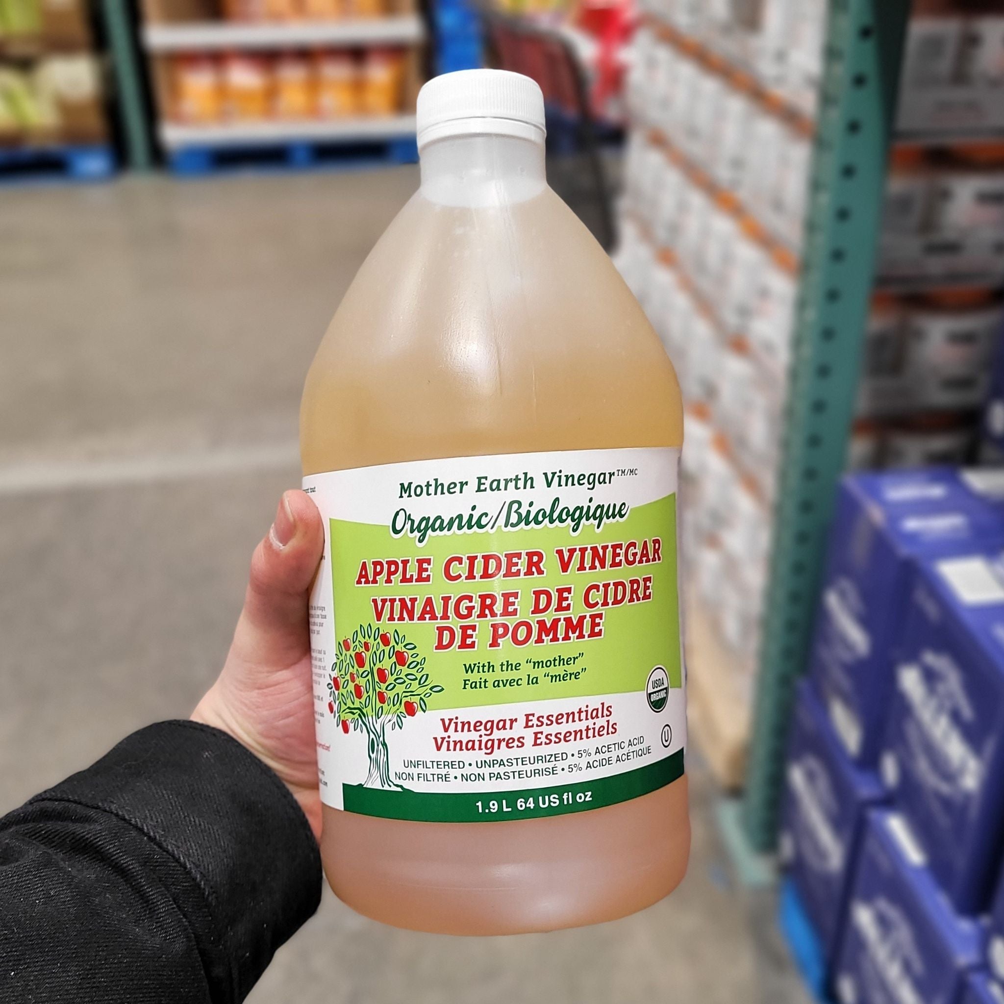 Mother Earth Apple Cider Vinegar 1 x 2.033 Kilos Shipped to Nunavut