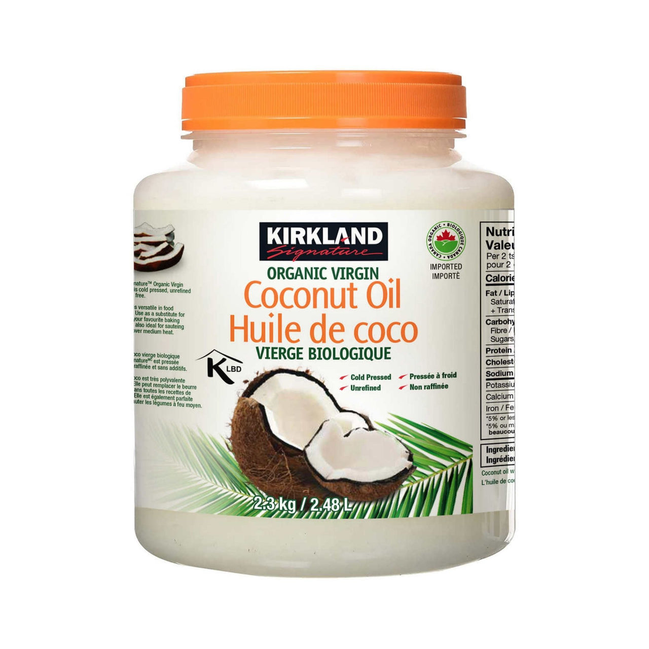 Image of Kirkland Organic Coconut Oil