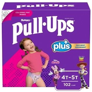 Image of Huggies Pull-Ups Plus Training Pants, 4T-5T Girl