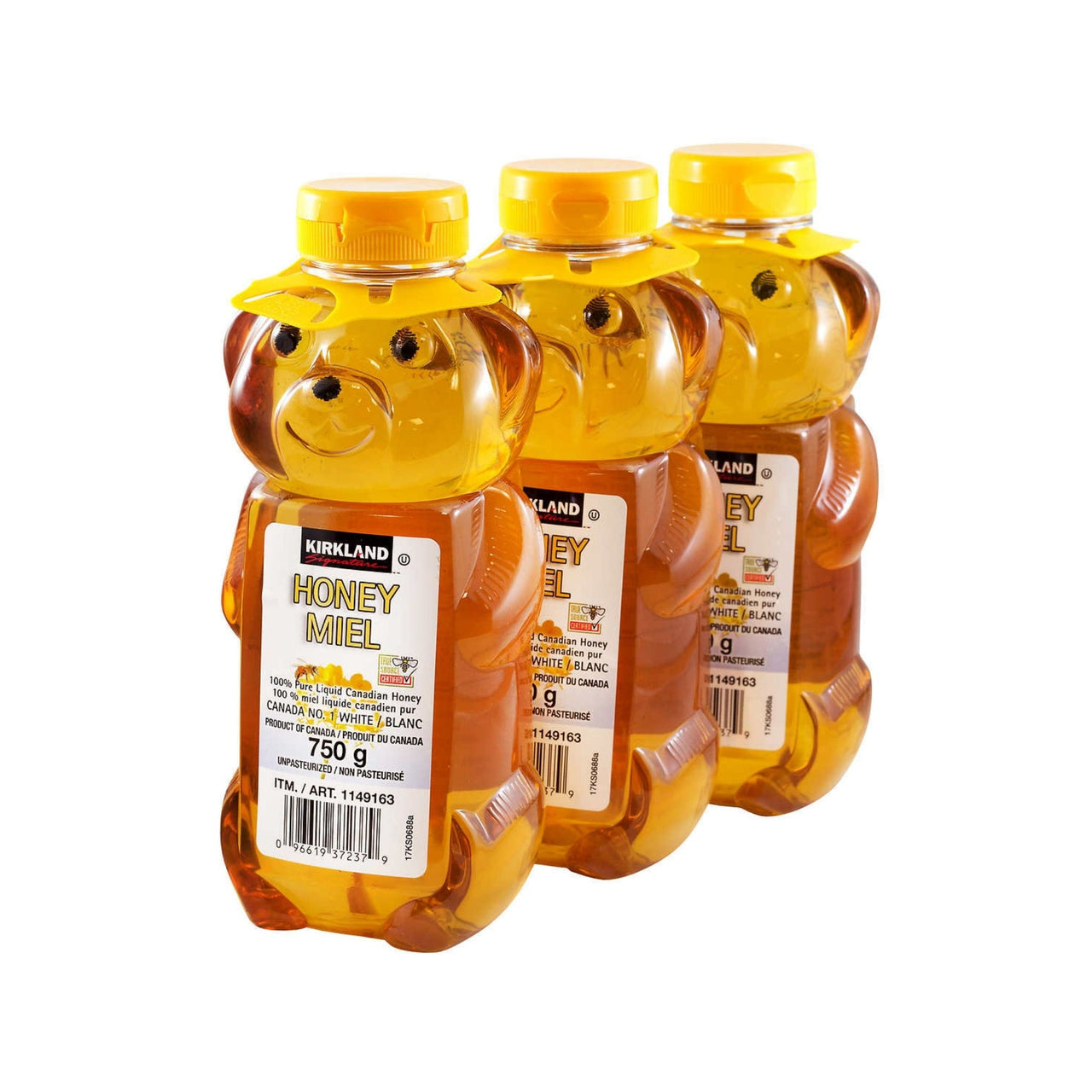 Image of Kirkland Signature Liquid Honey 3x750g