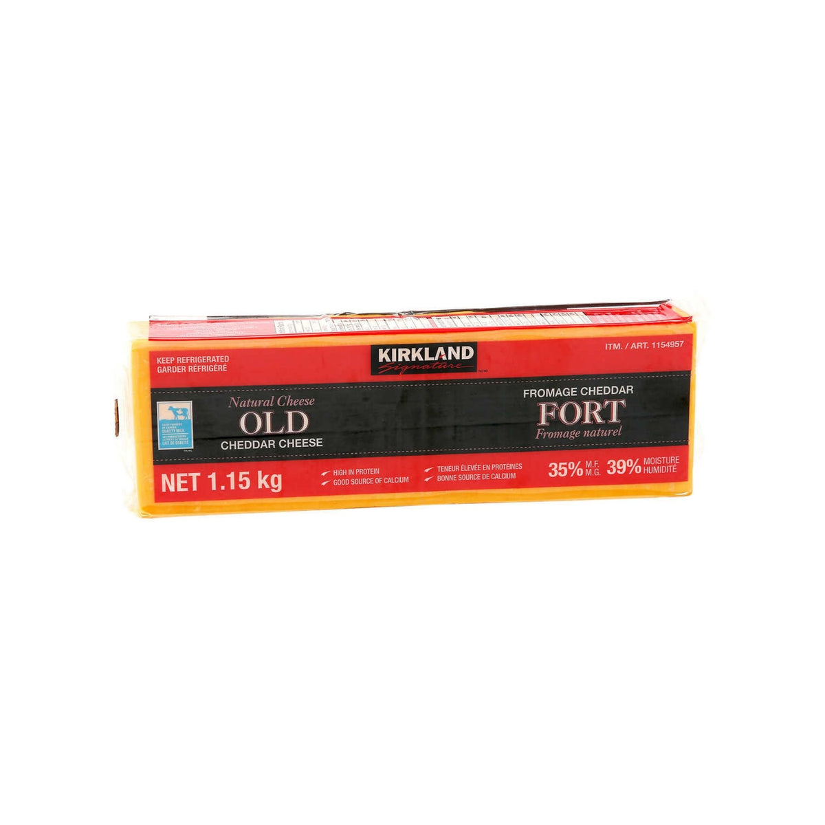 Image of Kirkland Old Cheddar - 1 x 1.15 Kilos