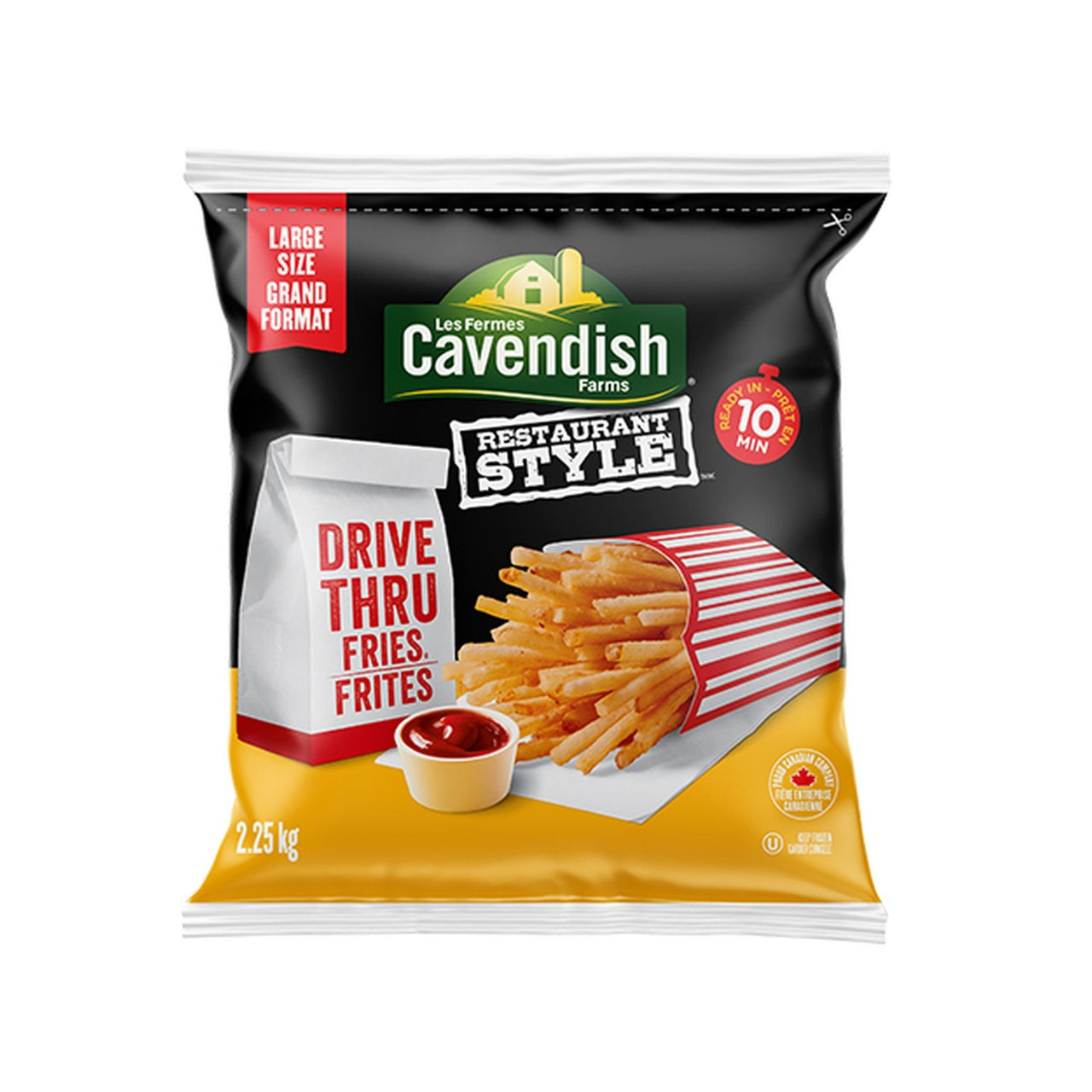 Image of Cavendish Farms Restaurant Style Drive Thru Fries - 1 x 2.25 Kilos