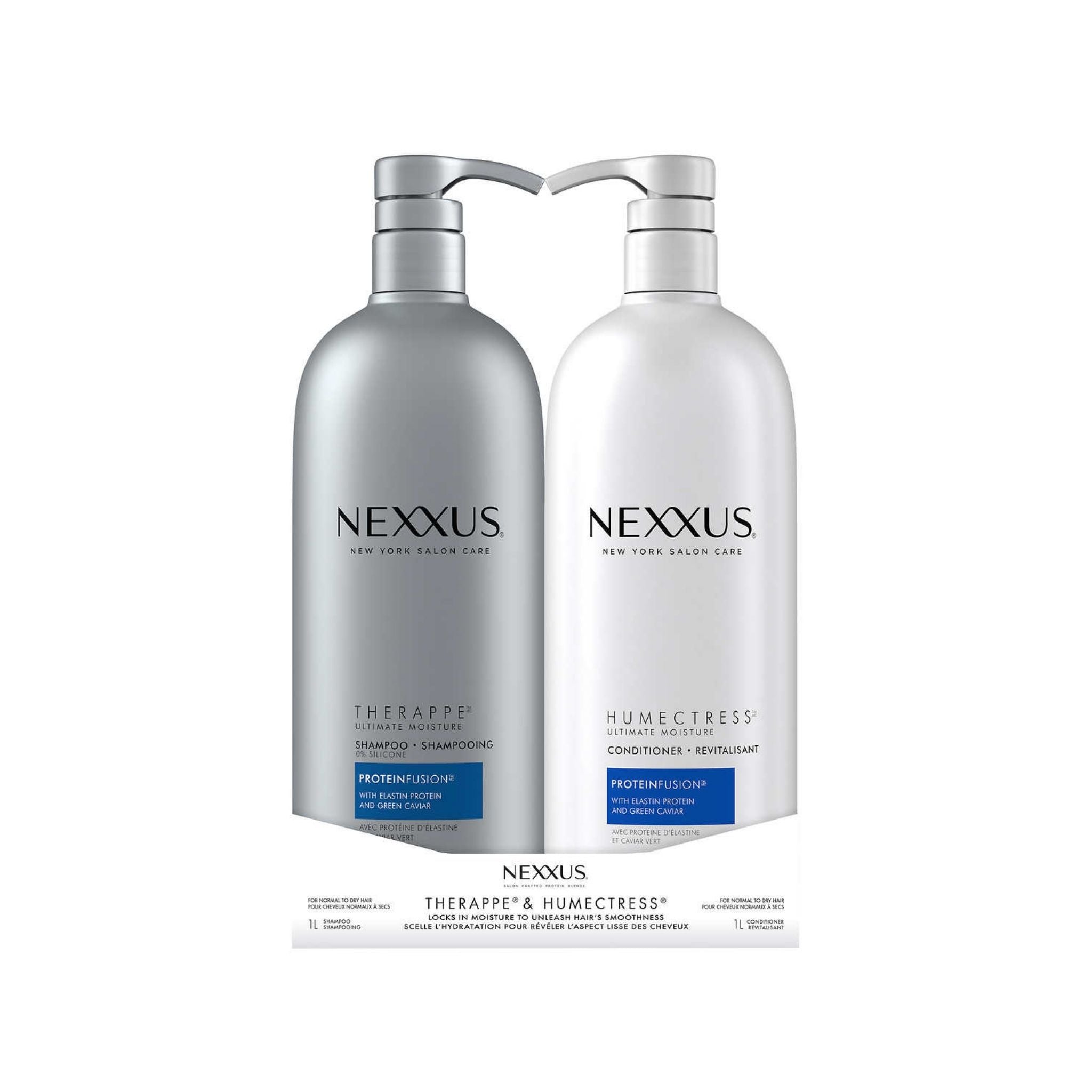Nexxus Shampoo and Conditioner Therappe & Humectress, 13.5 oz, 2 Count