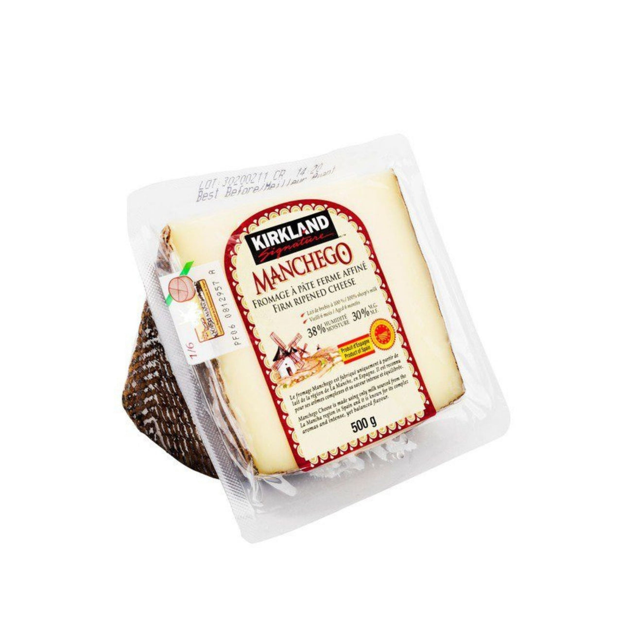 Image of Kirkland Signature Manchego Cheese - 1 x 500 Grams