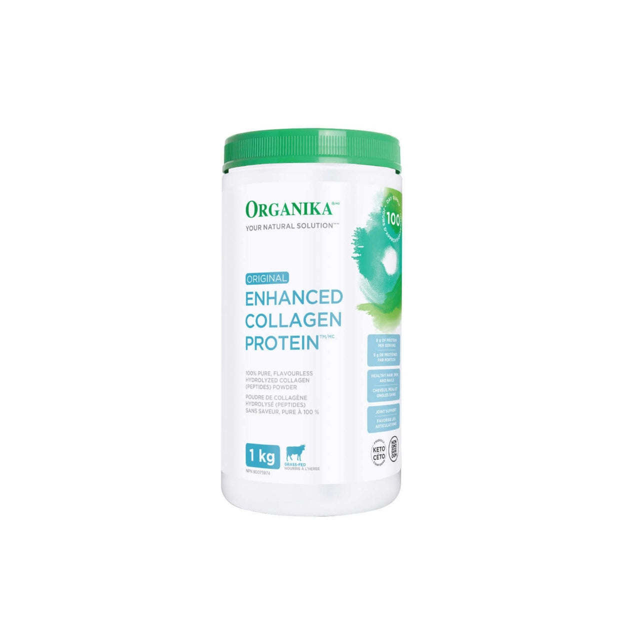 Image of Organika Enhanced Collagen Protein Powder - 1 x 1000 Grams