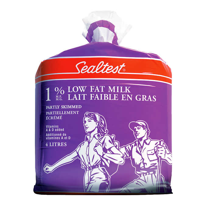 Image of Sealtest 1% Milk - 1 x 4.494 Kilos