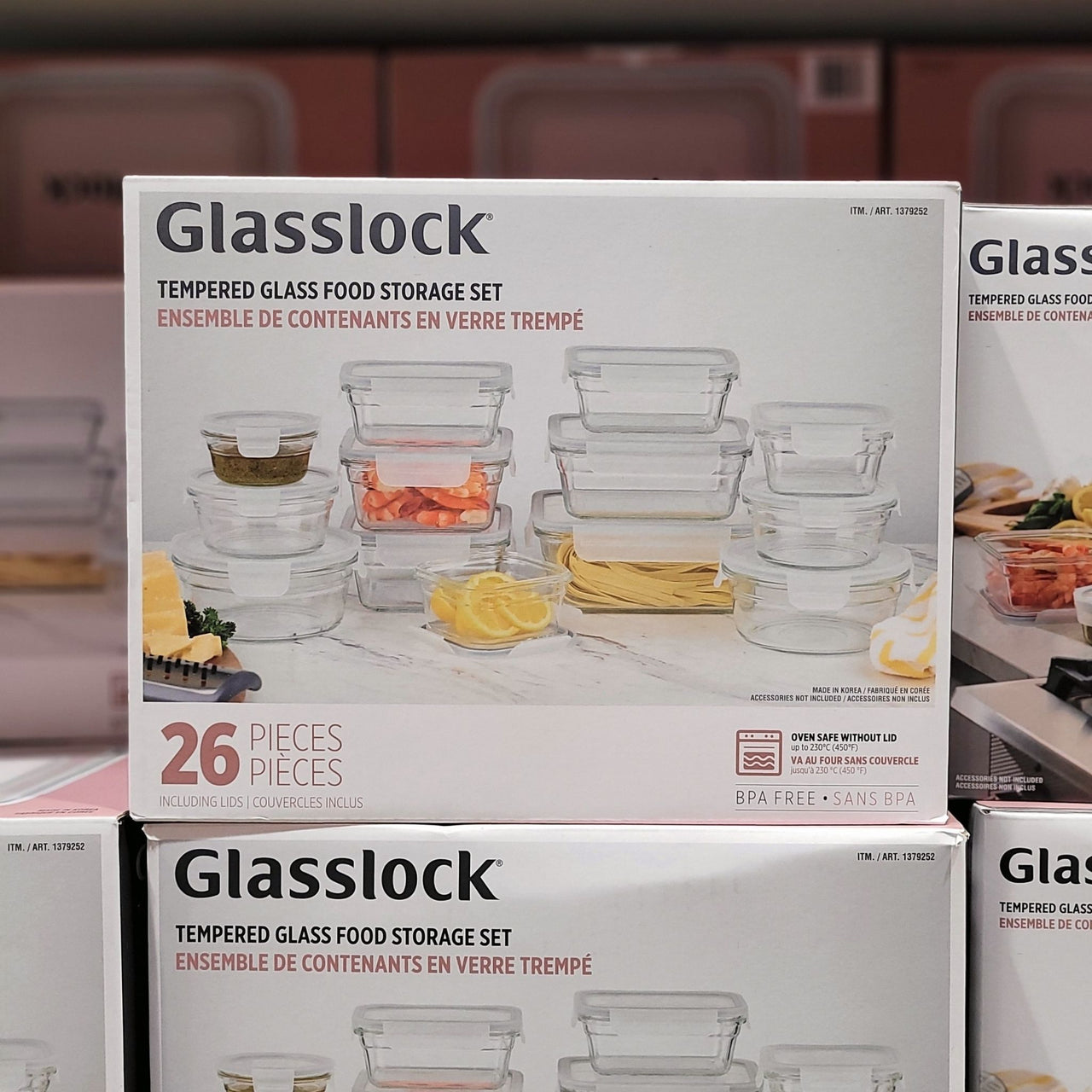 Image of Glasslock Food Storage Set 26 Pieces