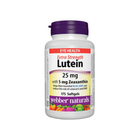 Thumbnail for Image of Webber Naturals Lutein 25mg with 5mg of Zeaxanthin - 175 softgels