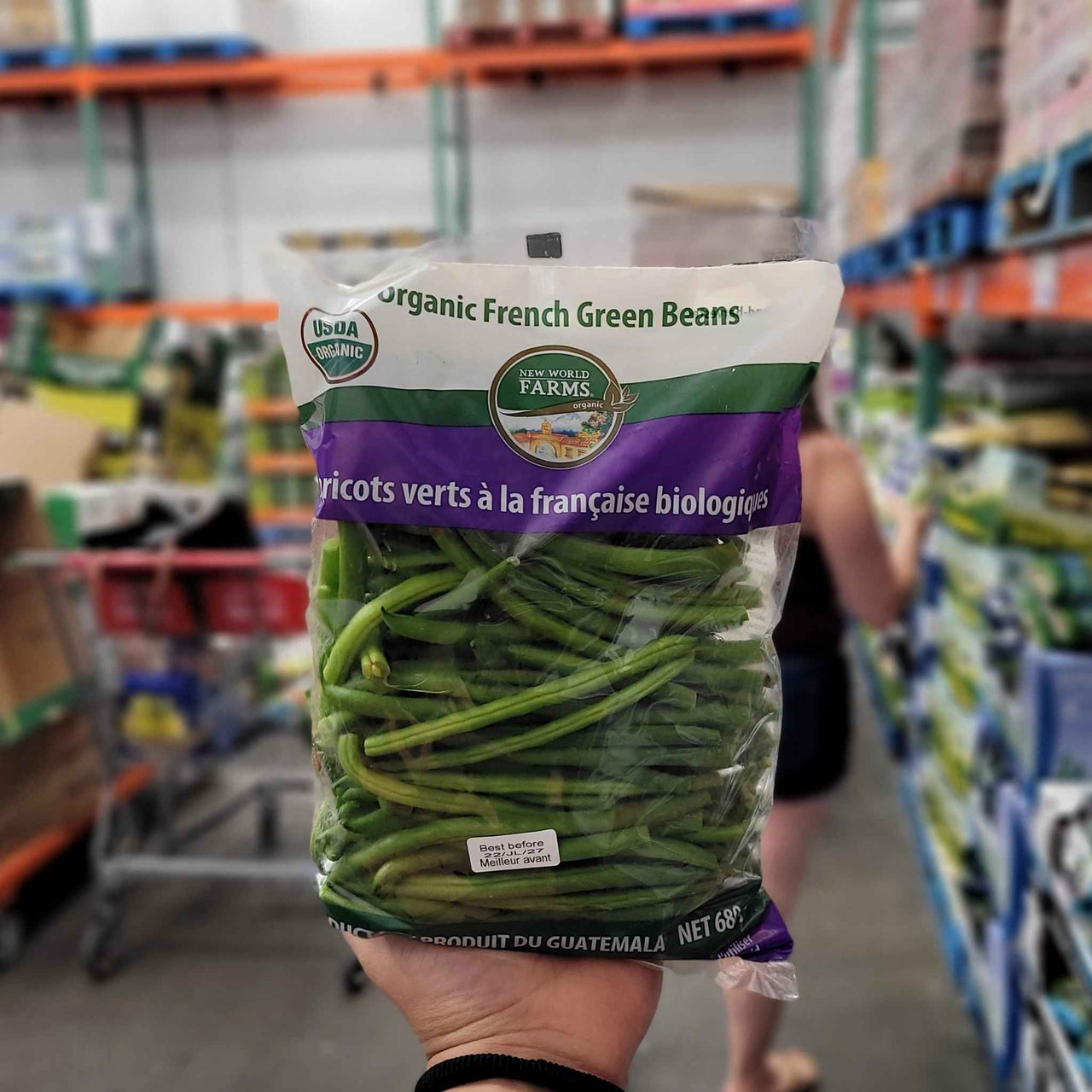 Image of Organic French Beans - 1 x 680 Grams