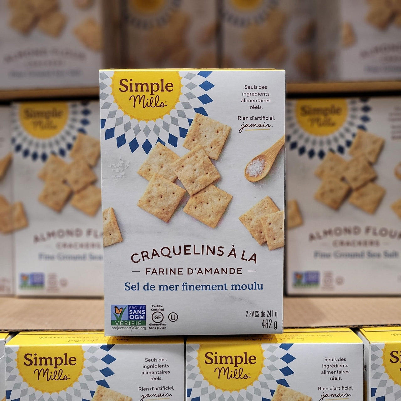 Image of Simple Mills Almond Flour Crackers - 1 x 482 Grams