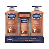 Thumbnail for Image of Vaseline Intensive Care Cocoa Radiant Body Lotion 2x600ml + 295ml