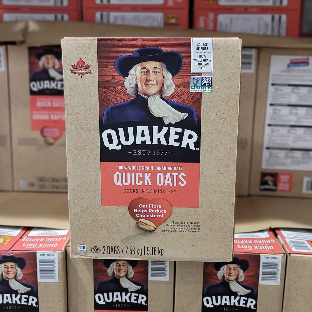 Image of Quaker Quick Oats - 1 x 5.6 Kilos