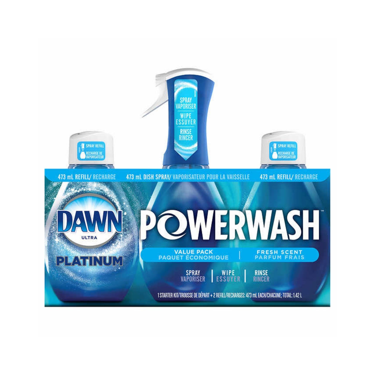 Image of Dawn Platinum Powerwash Dish Spray with Refills