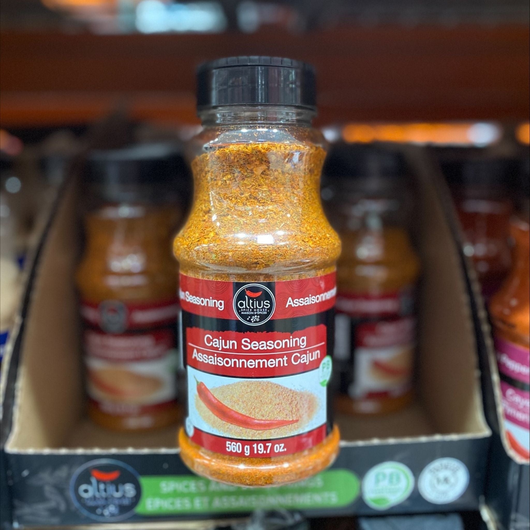 Altius Cajun Seasoning 1 x 560 Grams Shipped to Nunavut The